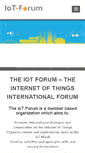 Mobile Screenshot of iotforum.org